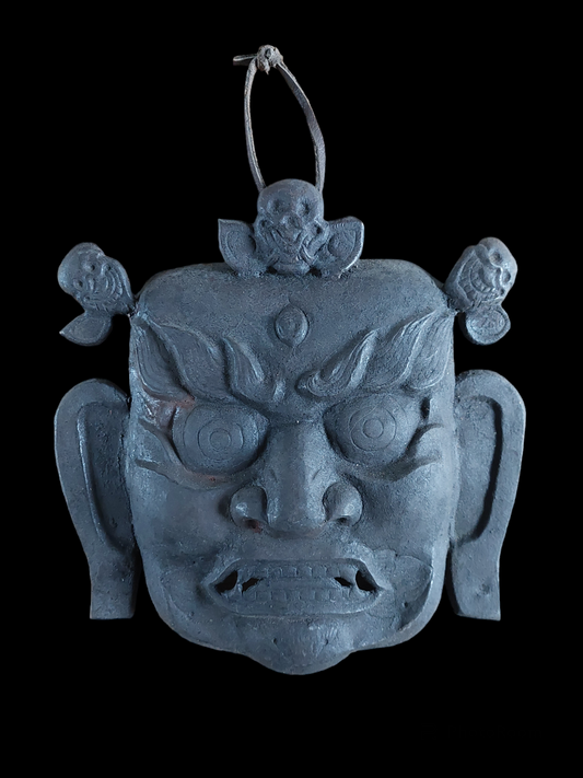 Vintage iron Mahakala mask