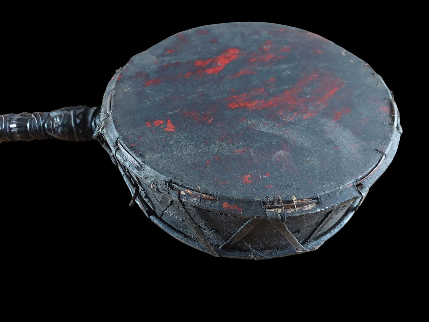 Antique Nepalese dhyangro drum #1