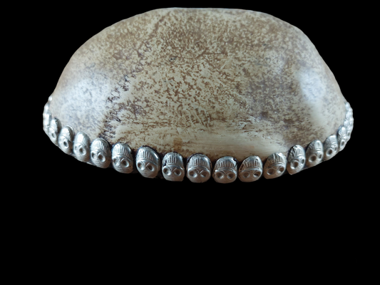 Kapala with silver interior