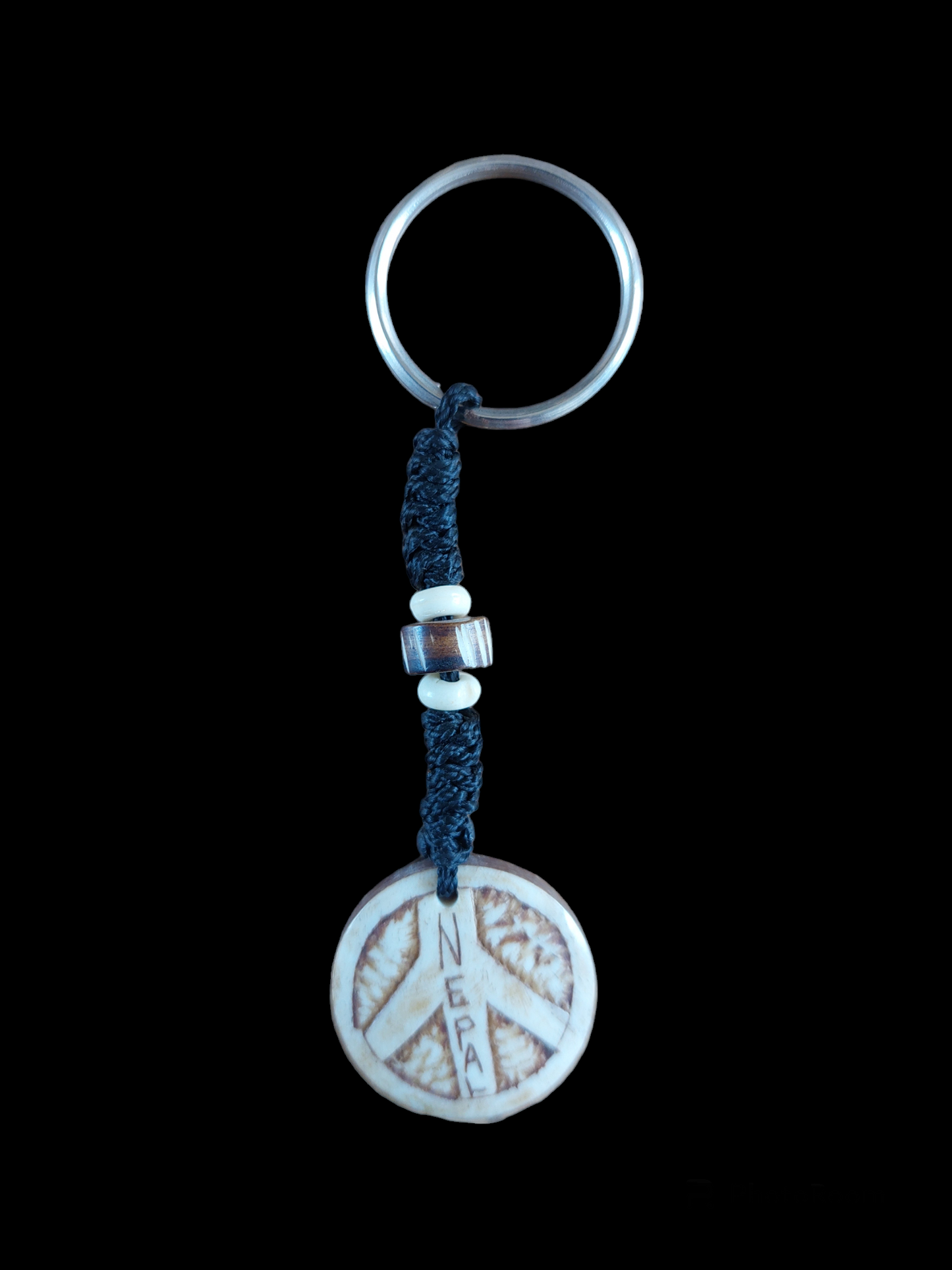 Nepalese yak bone key chains