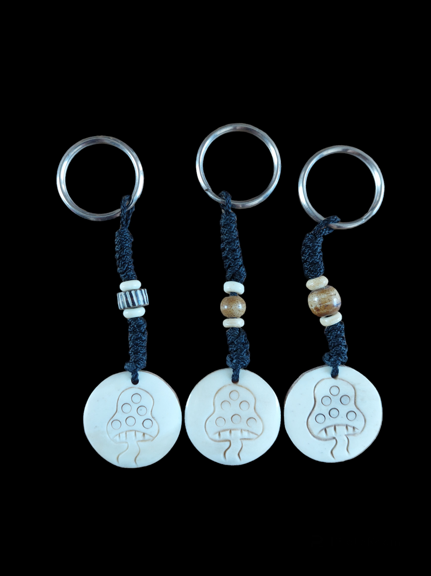 Nepalese yak bone key chains