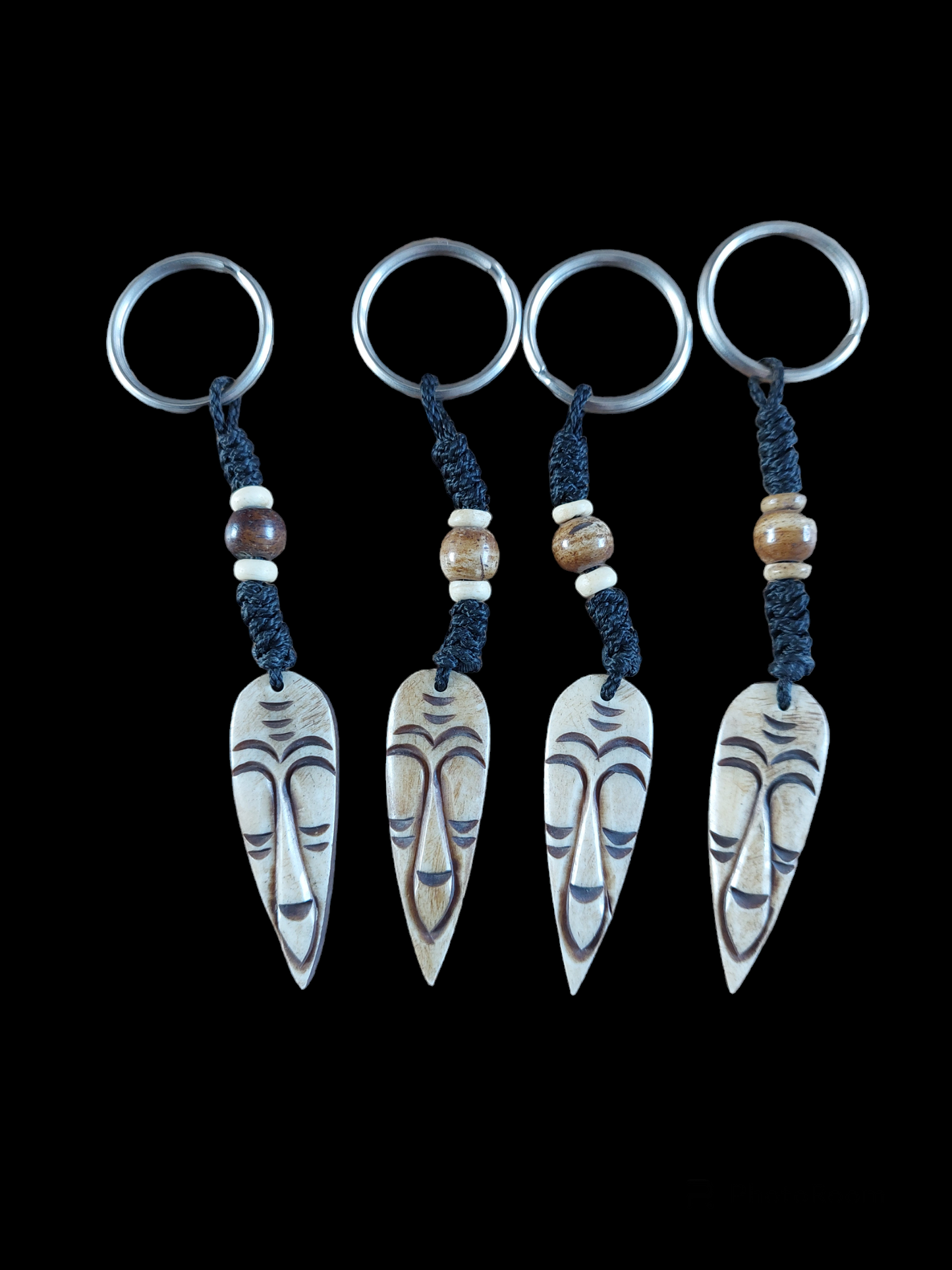 Nepalese yak bone key chains