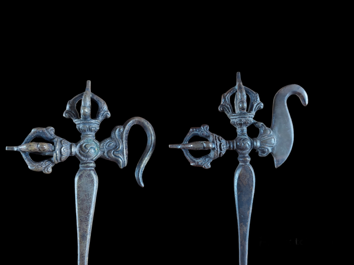 Small bronze khatvanga