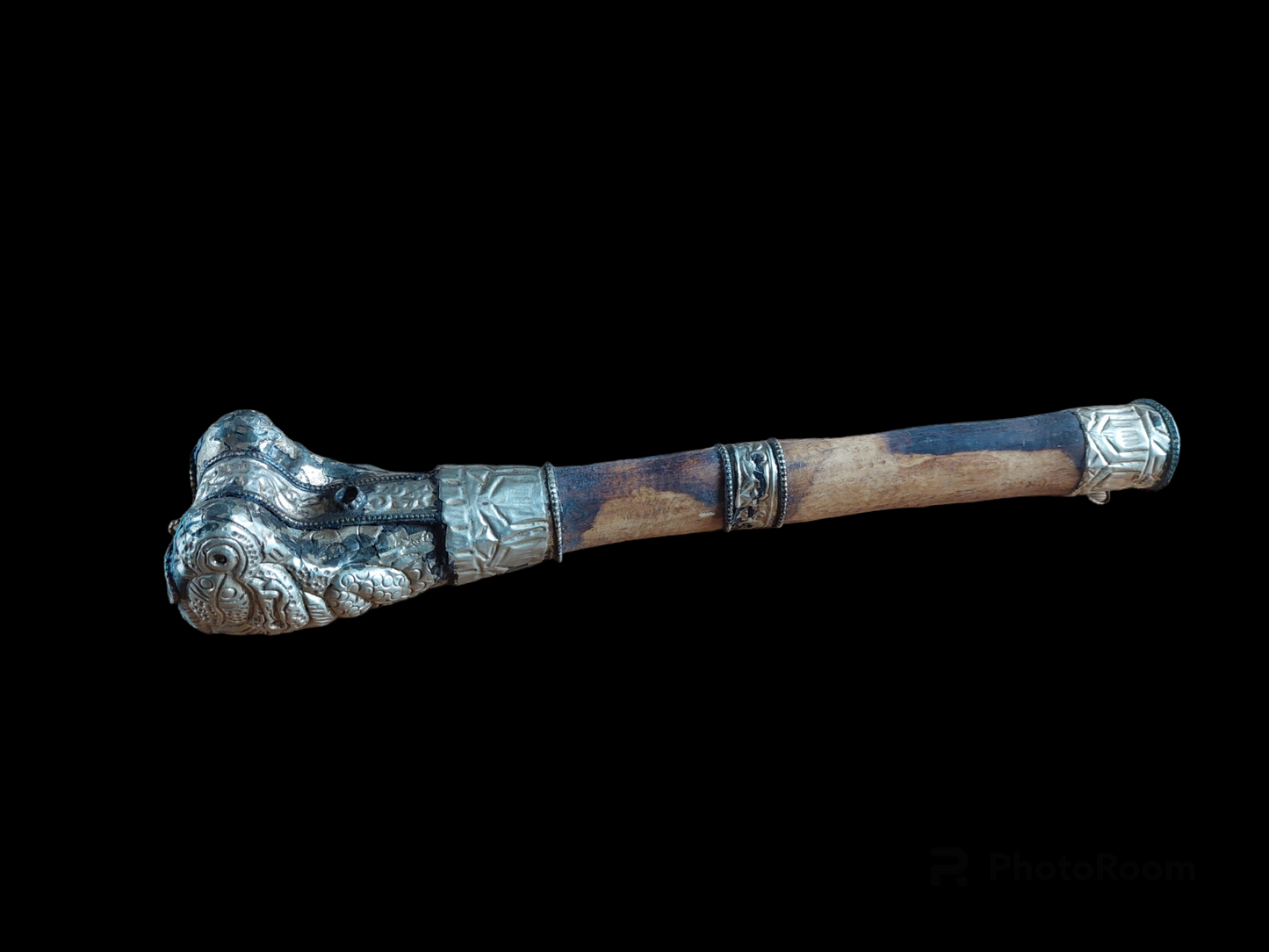 Antique Tibetan yak bone kangling #2