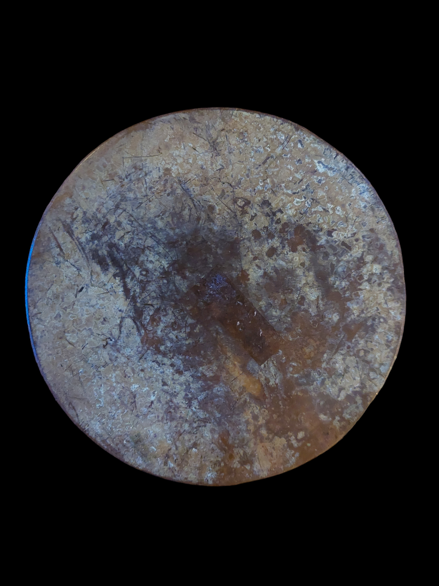 Old Chinese mirror Two Phoenixes 120 millimeter