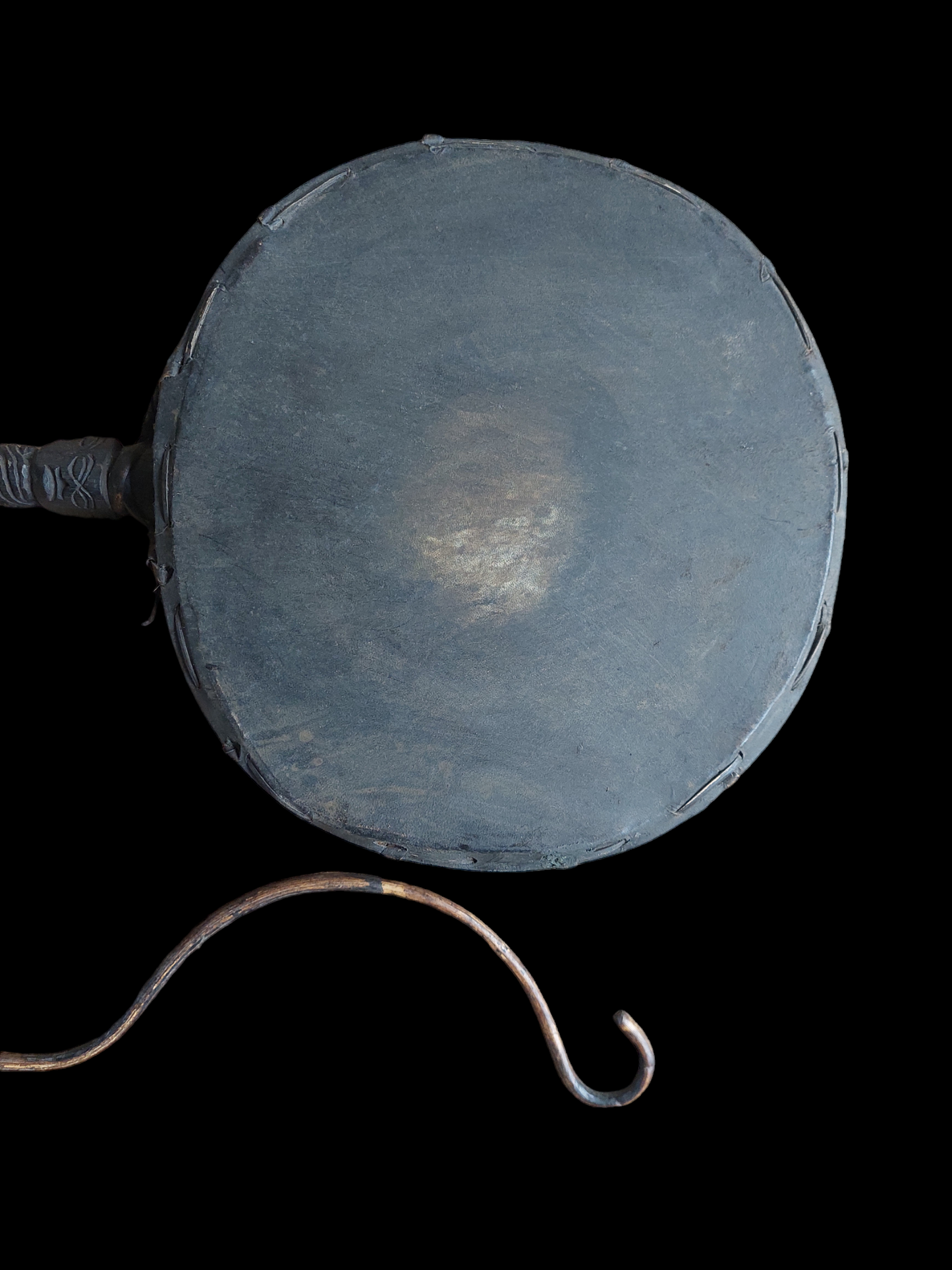 Antique Nepalese dhyangro drum #4