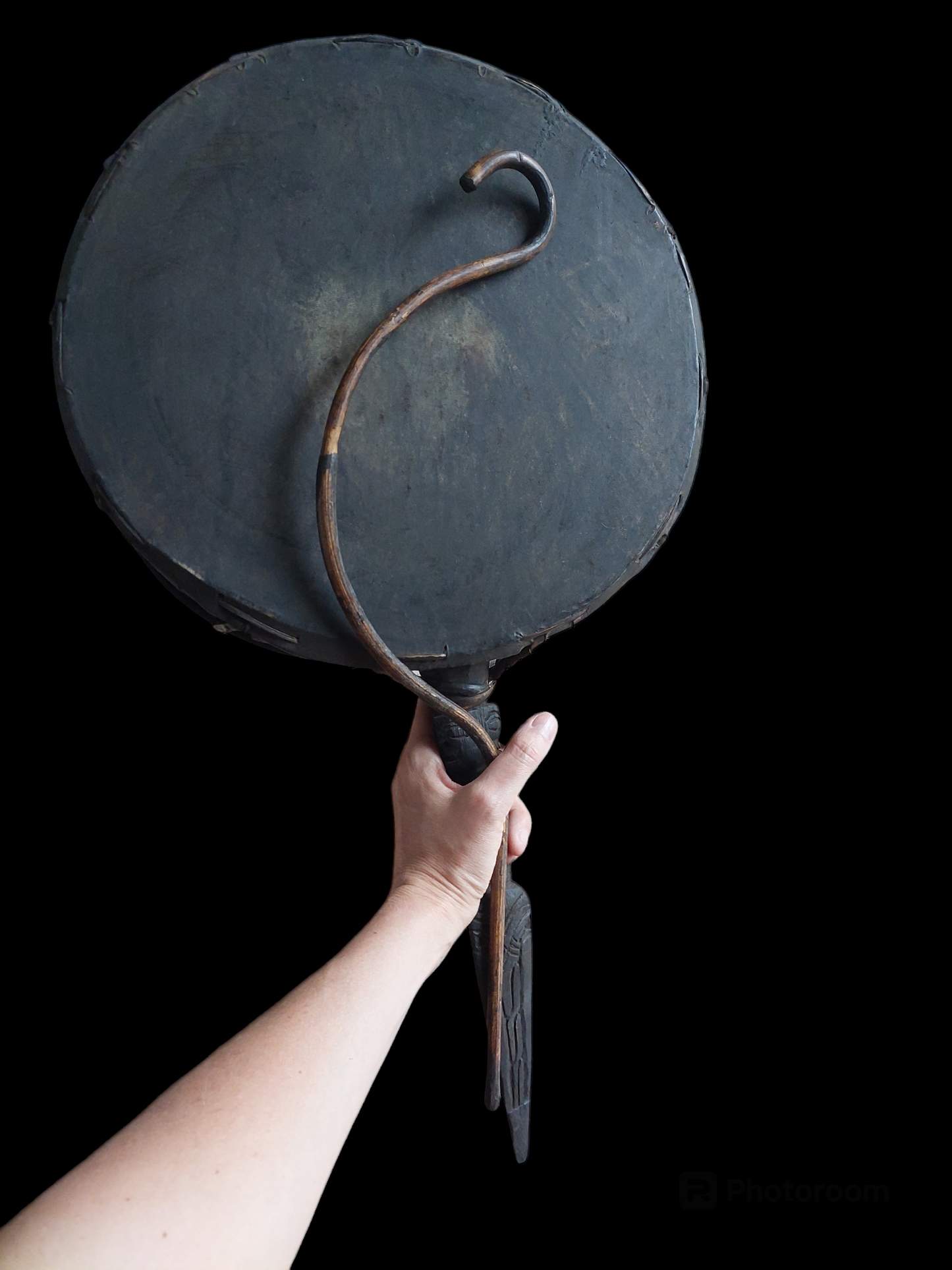 Antique Nepalese dhyangro drum #4