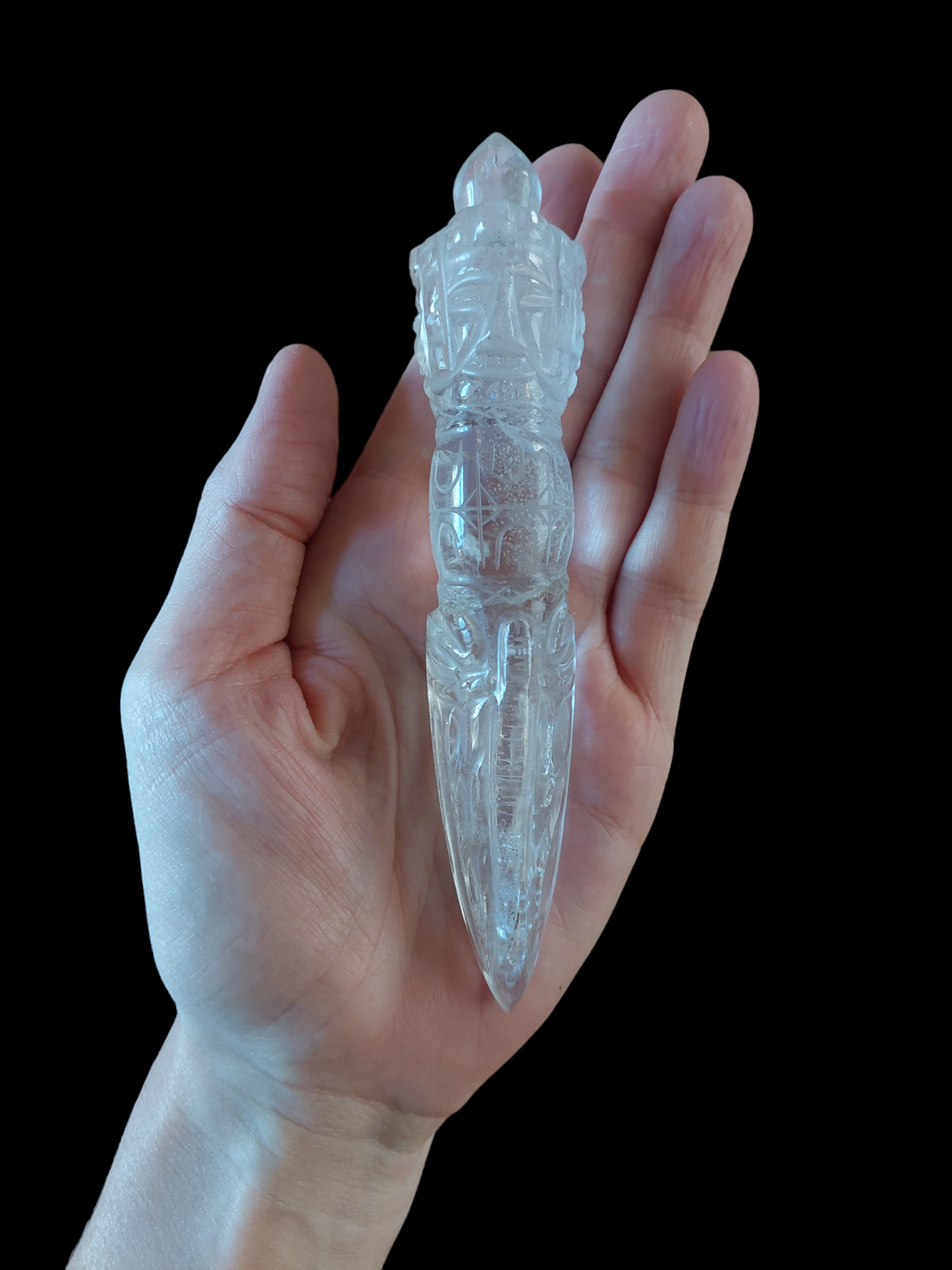 Crystal phurba #3