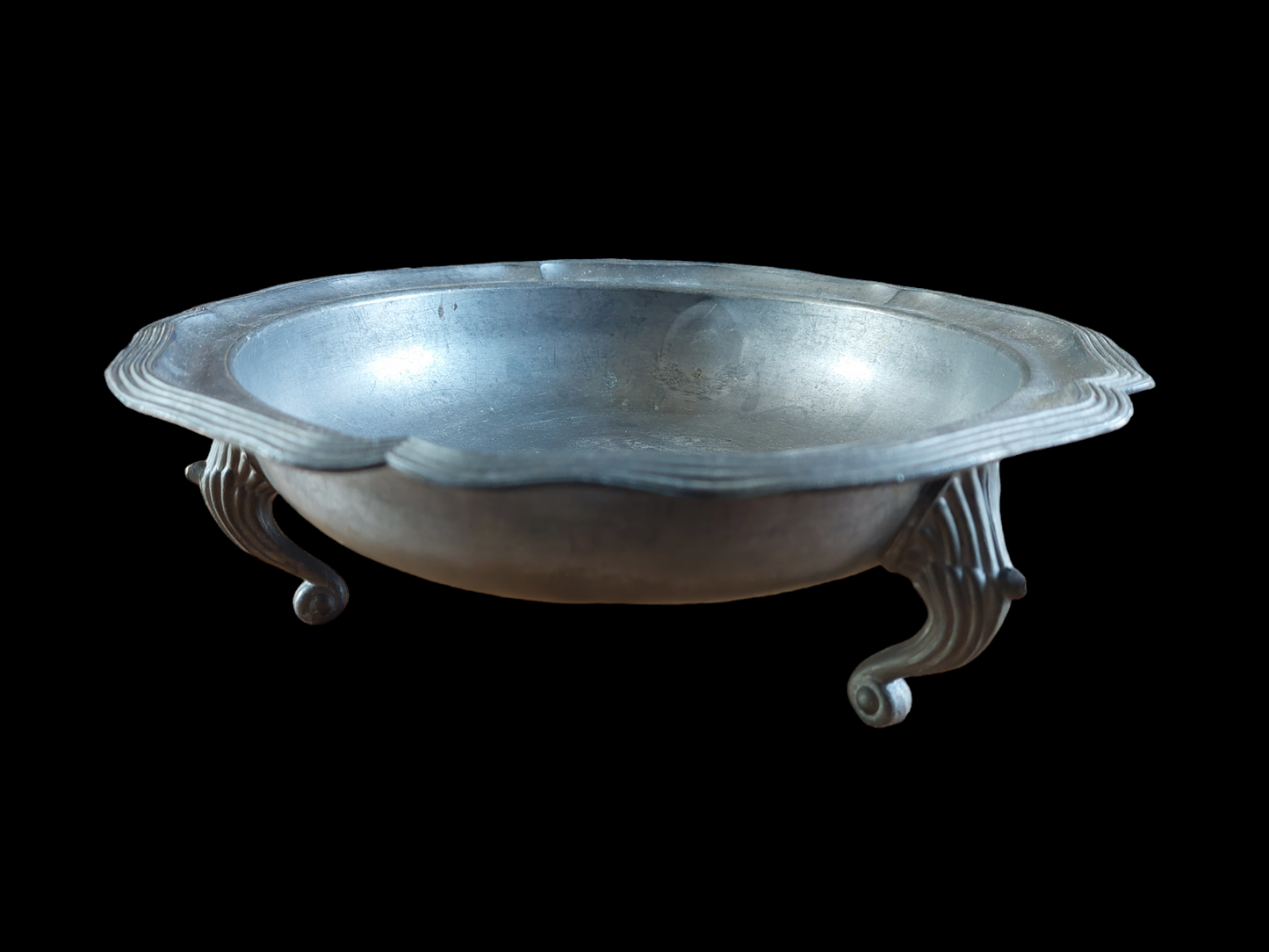 Pewter bowl for burning incense or herbs