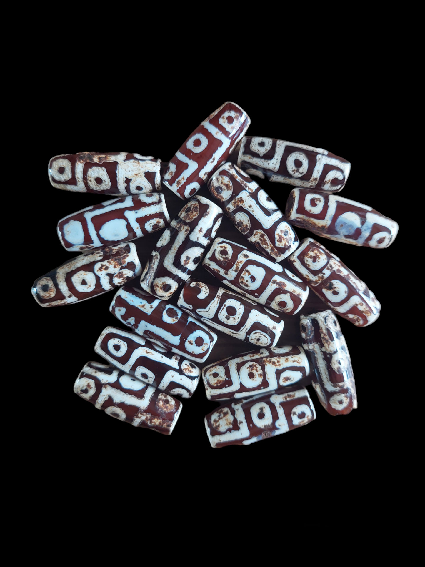 9 eye dzi bead #1