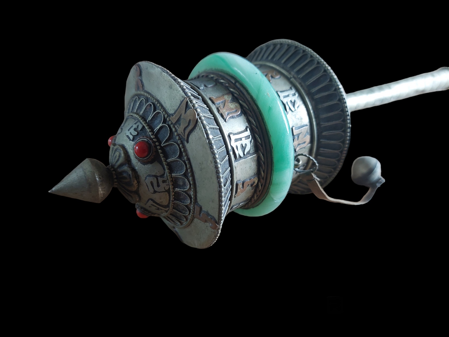 Vintage Tibetan prayer wheel #1