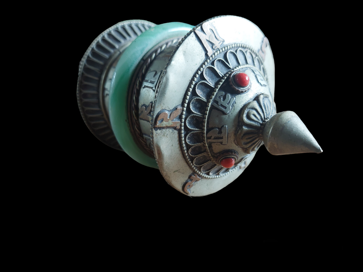 Vintage Tibetan prayer wheel #1