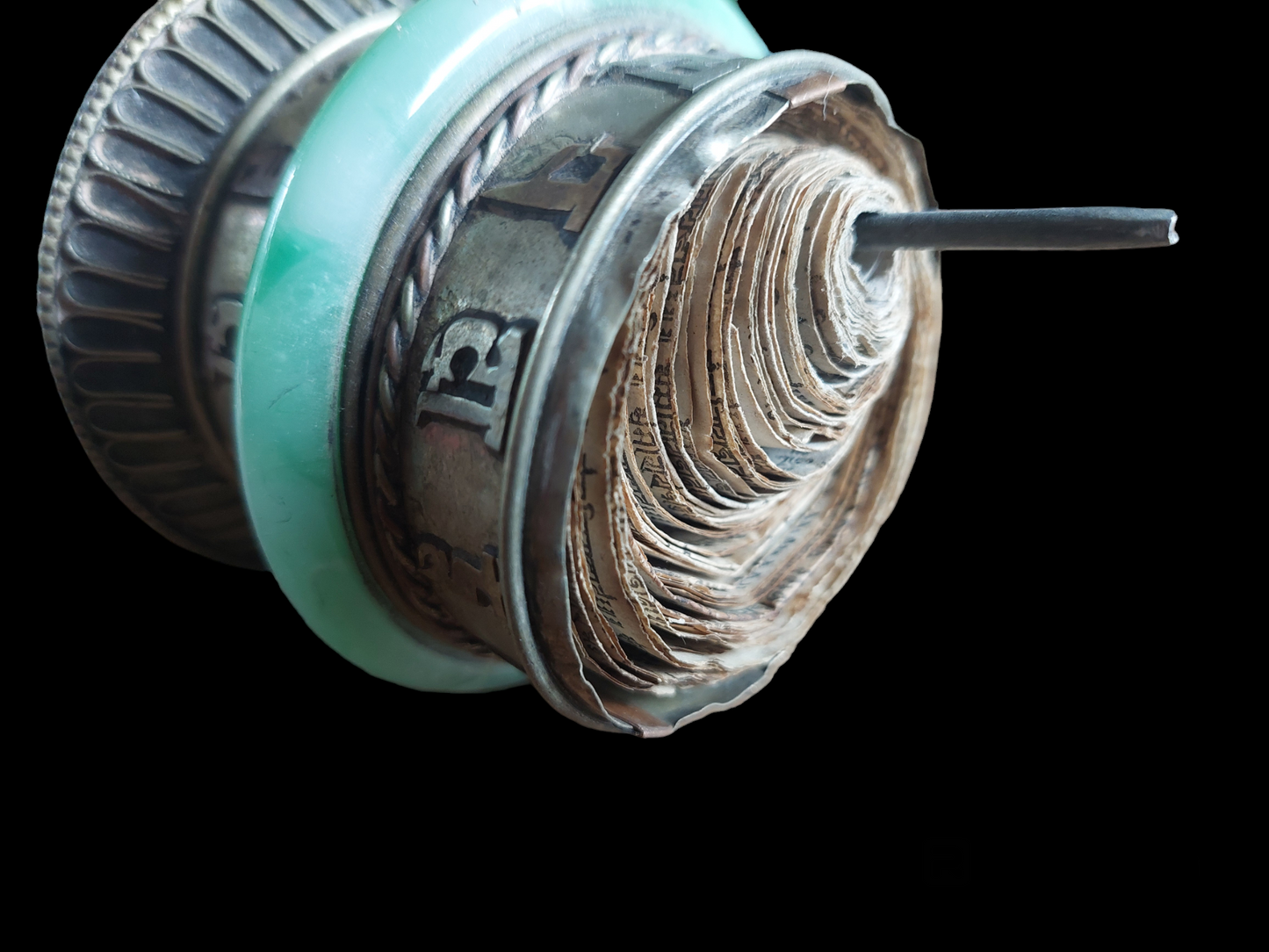 Vintage Tibetan prayer wheel #1