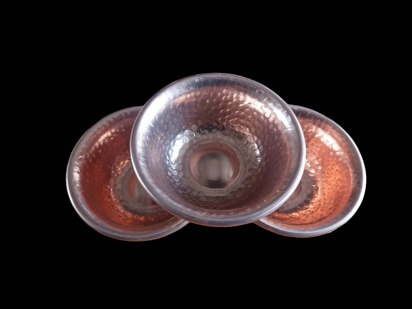 Red copper offering bowl