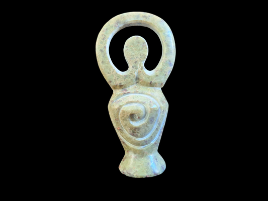 Soapstone goddess figurine