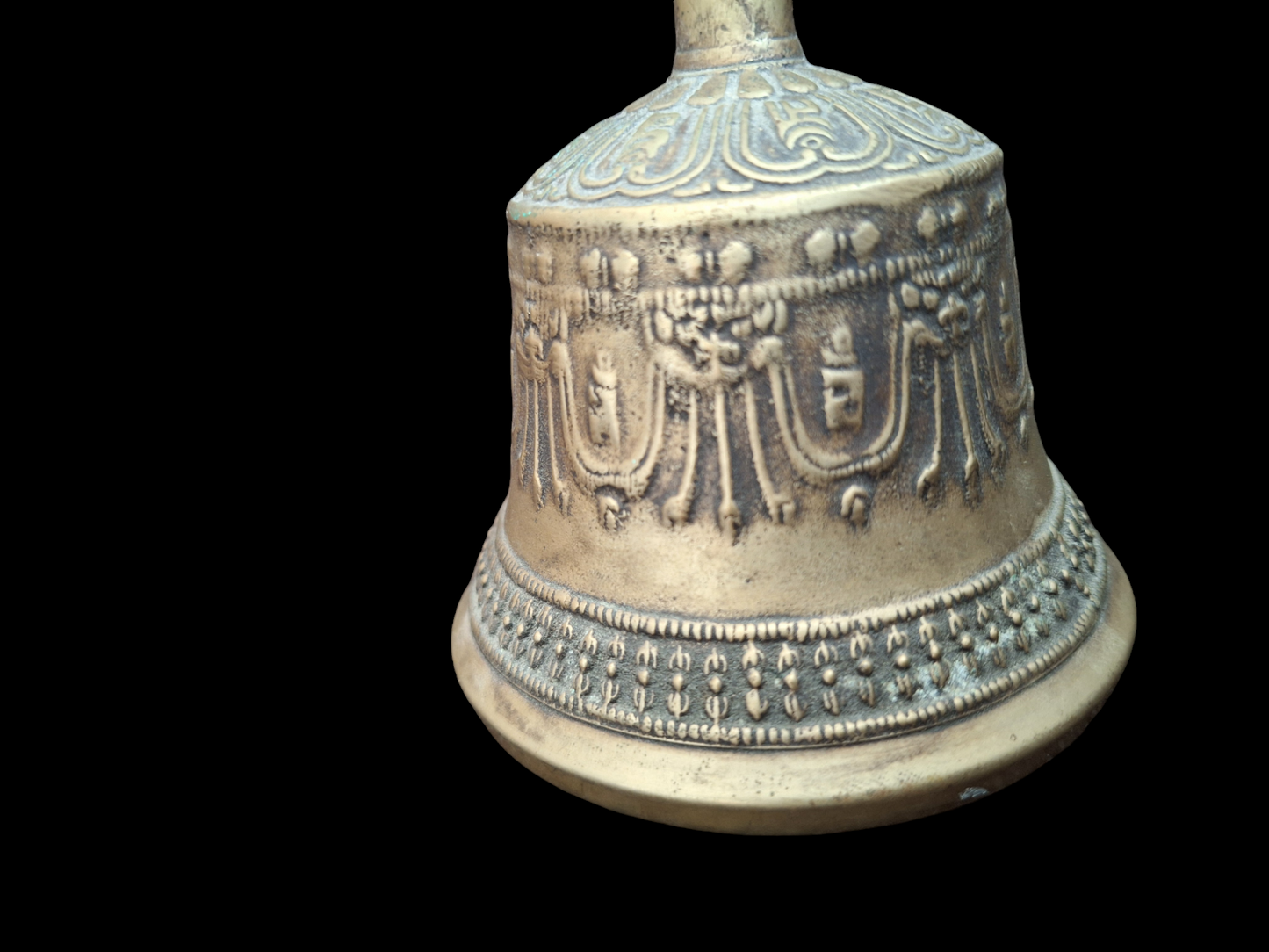Vintage Tibetan Buddhist bell and dorje set