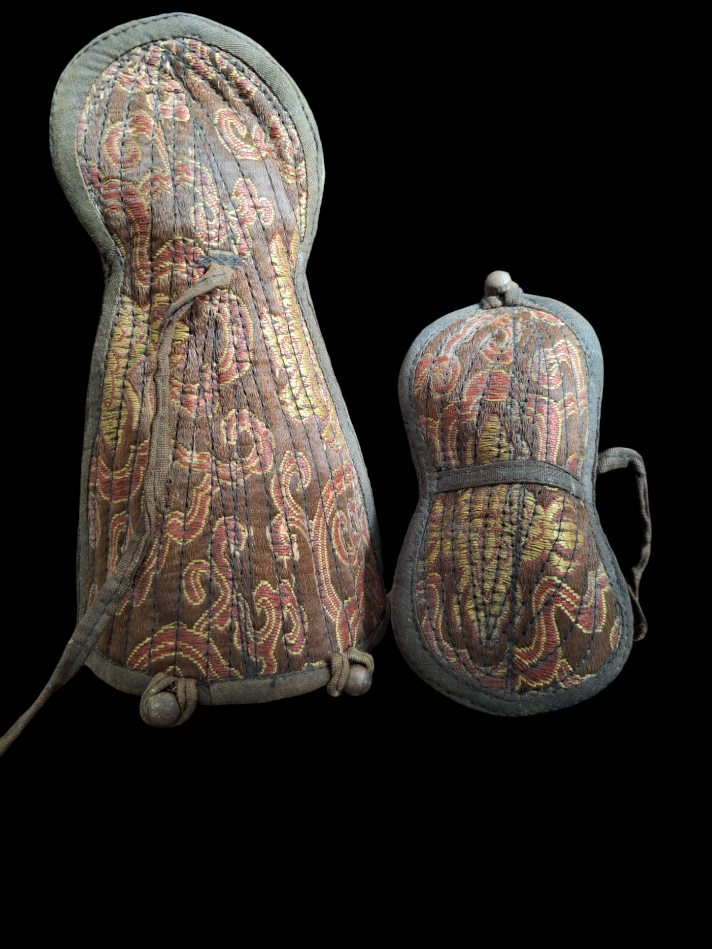 Vintage Tibetan Buddhist bell and dorje set