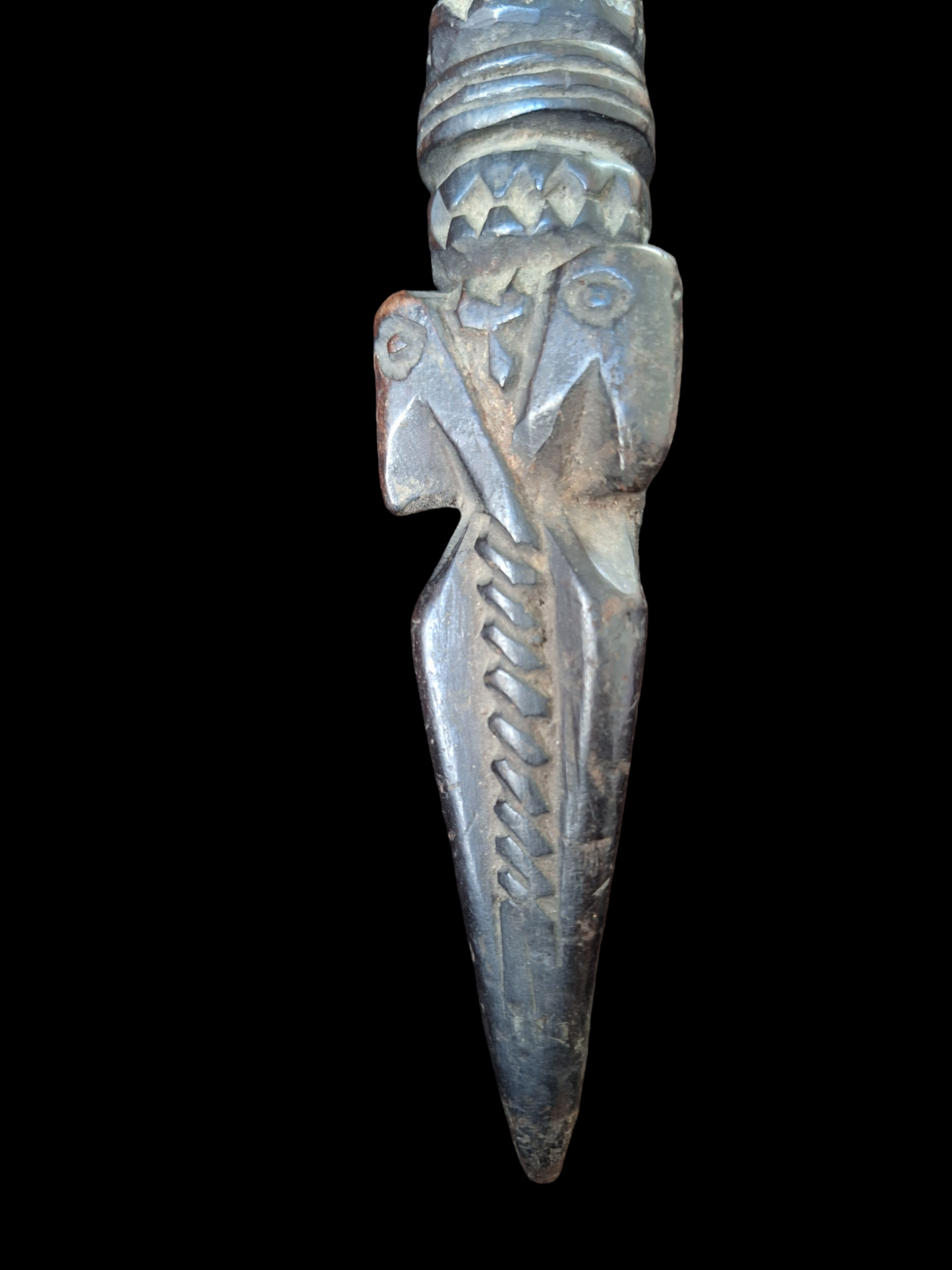 Antique wooden phurba #27