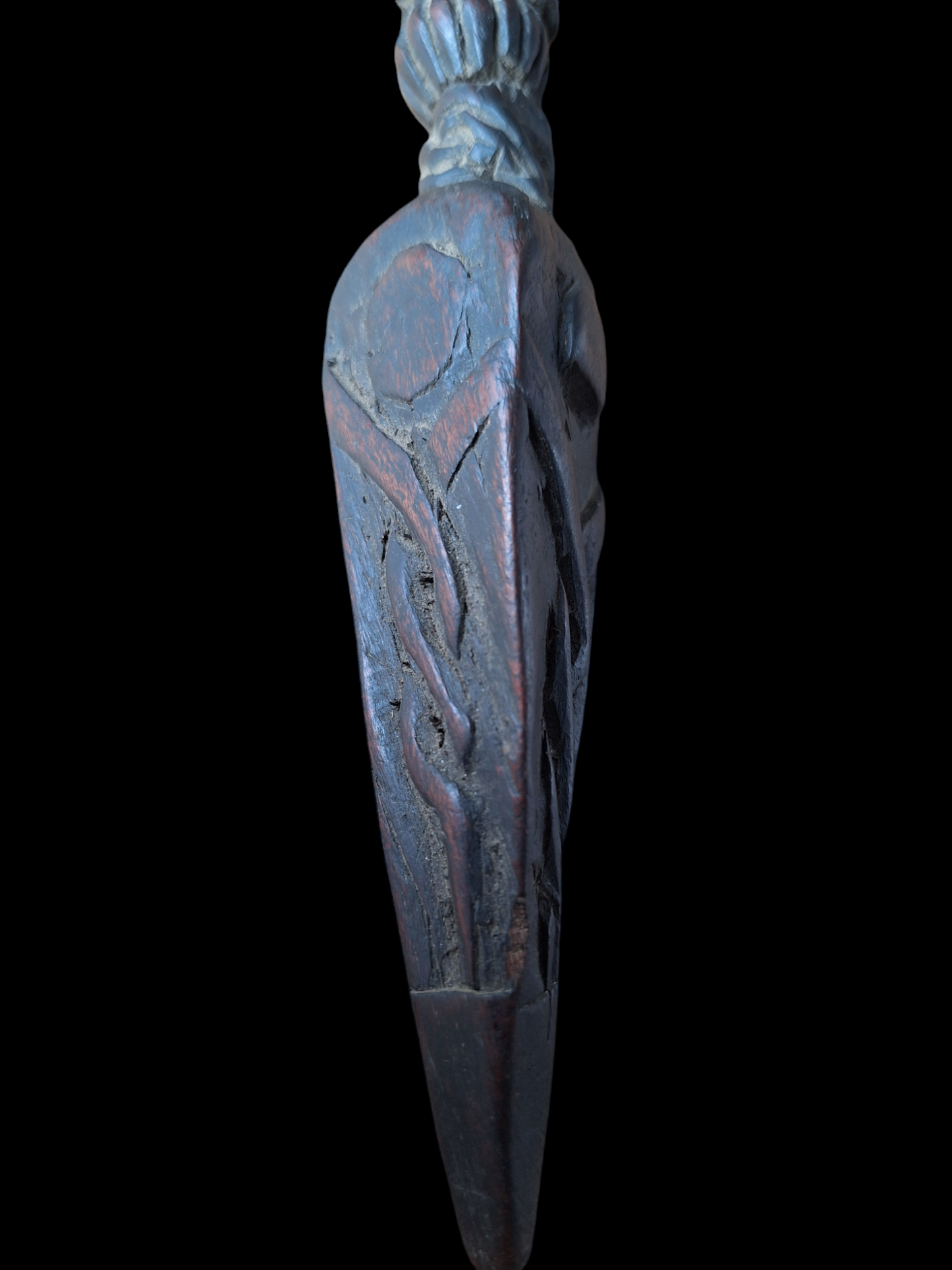 Antique wooden phurba #28