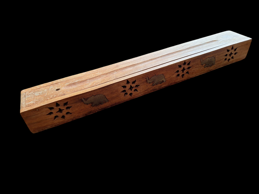 Wooden incense burner