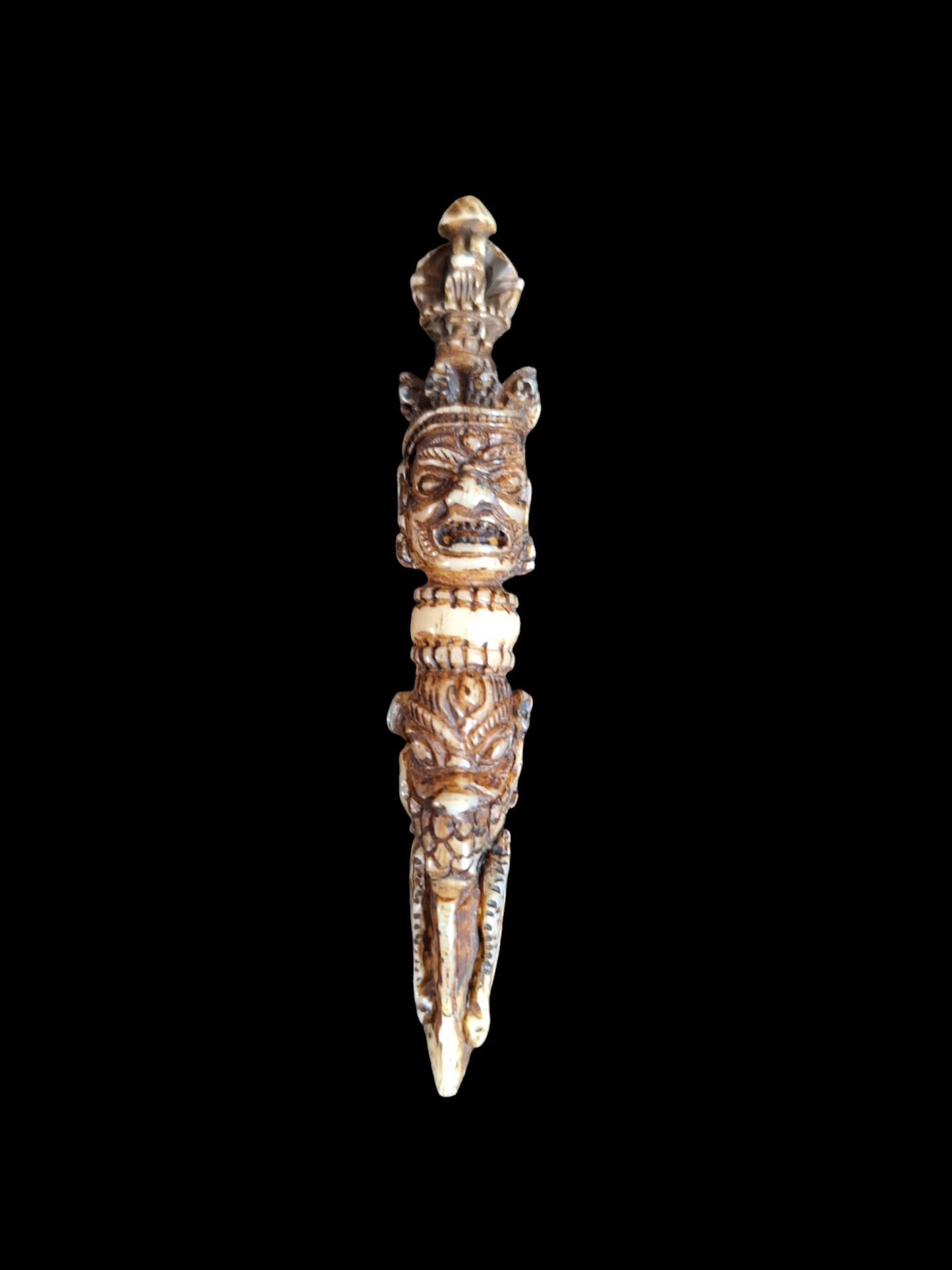 Bone carved phurba