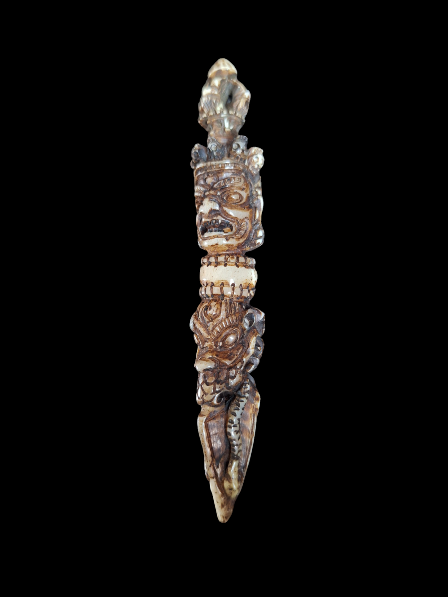 Bone carved phurba