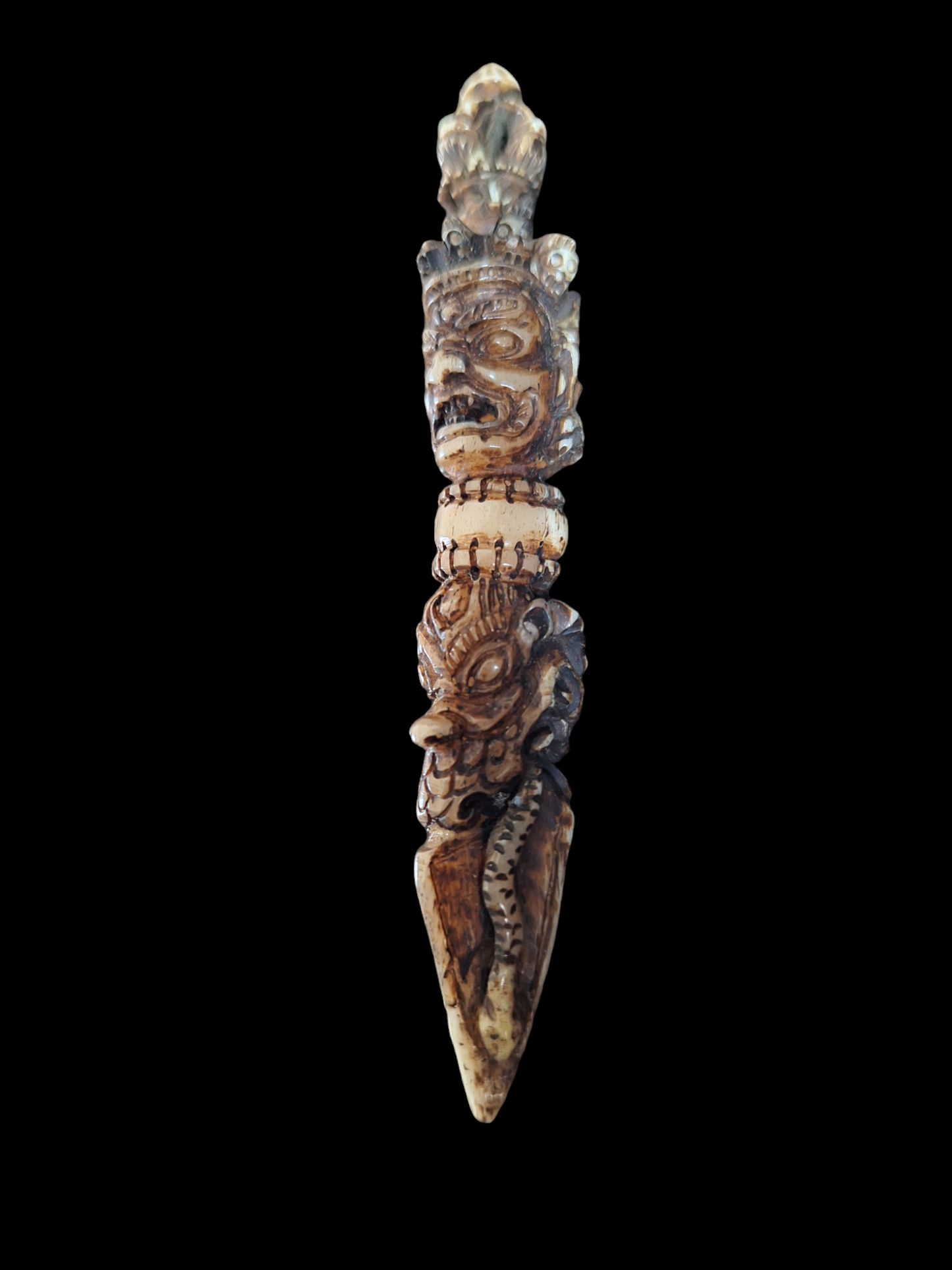 Bone carved phurba