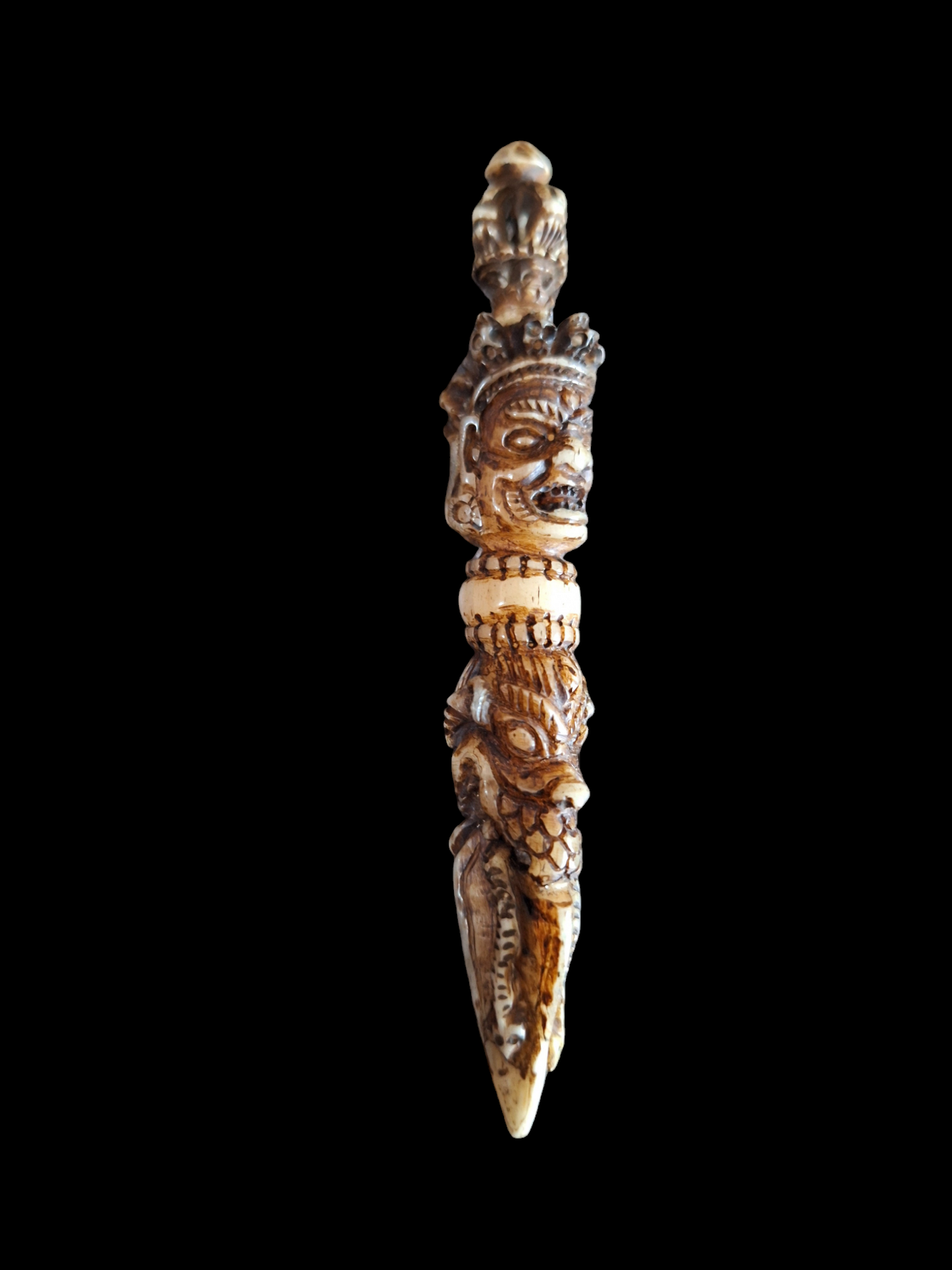 Bone carved phurba