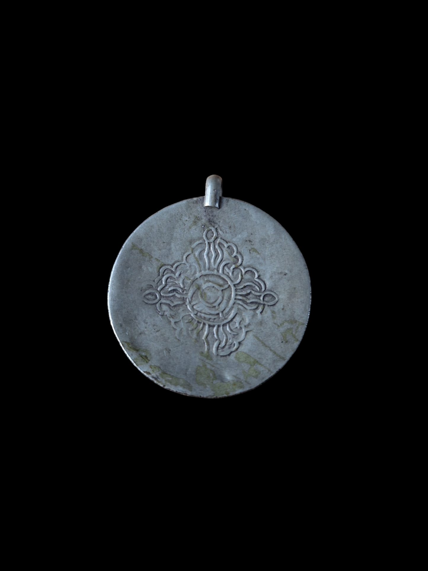 Vintage Tibetan pendant with Aum symbol