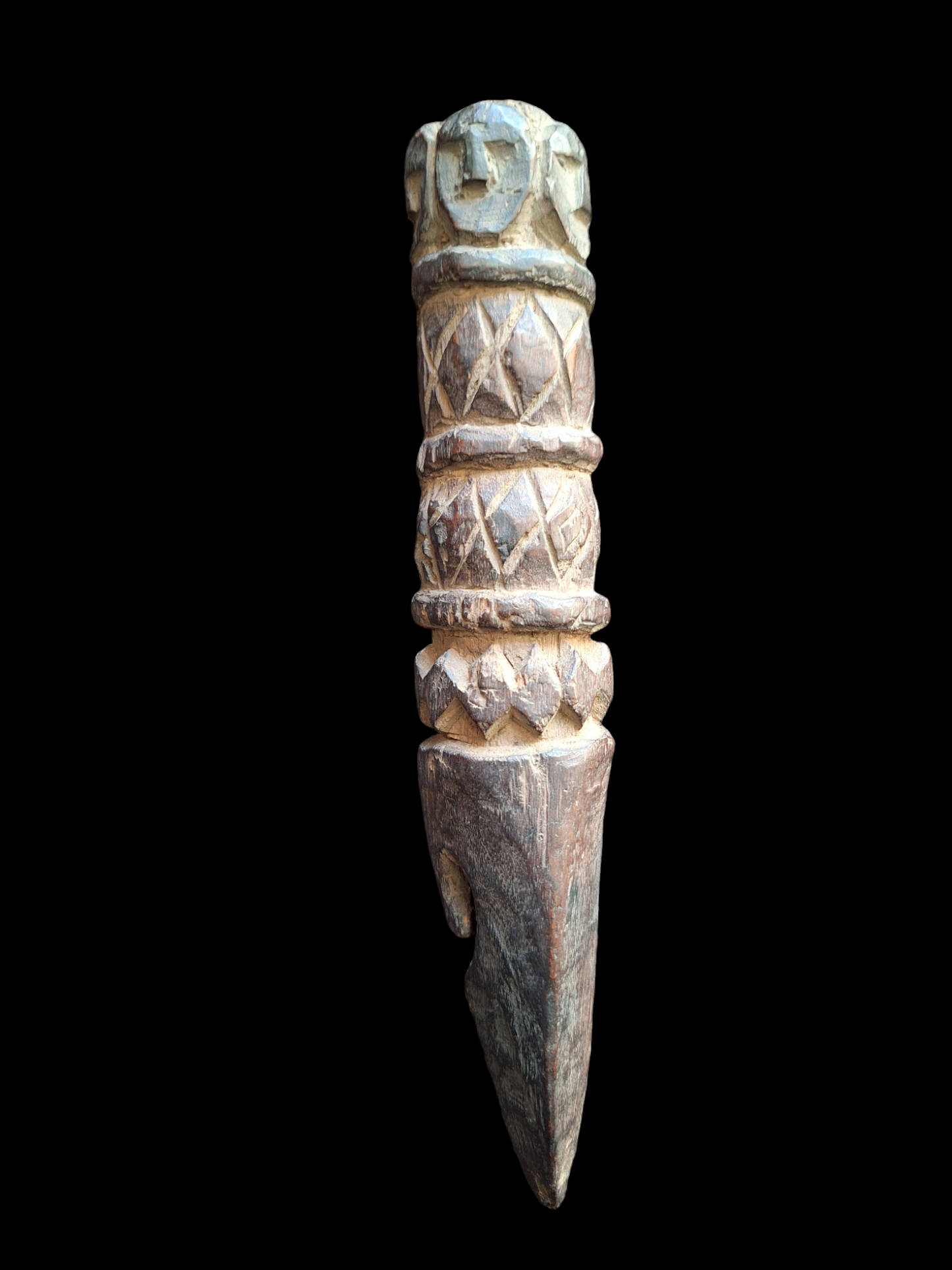 Antique wooden phurba #32