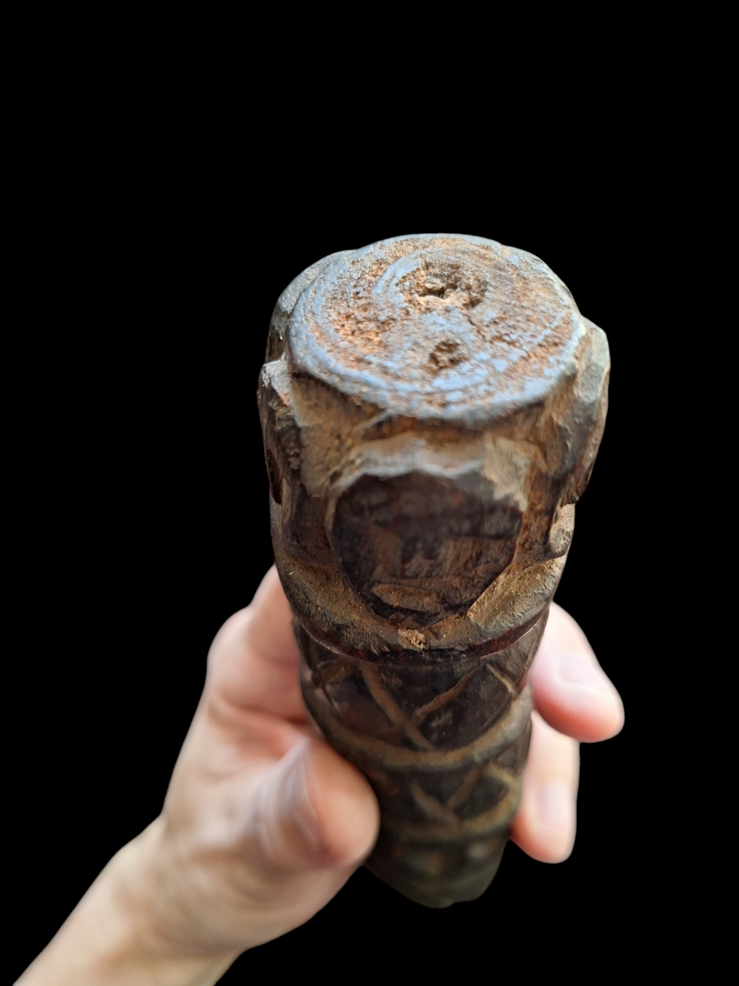 Antique wooden phurba #32