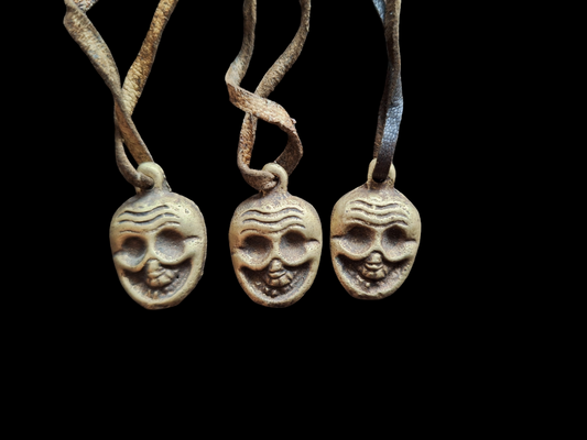 Vintage bronze pendant Citipati