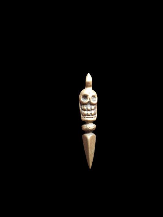 Vintage bronze phurba pendant #6