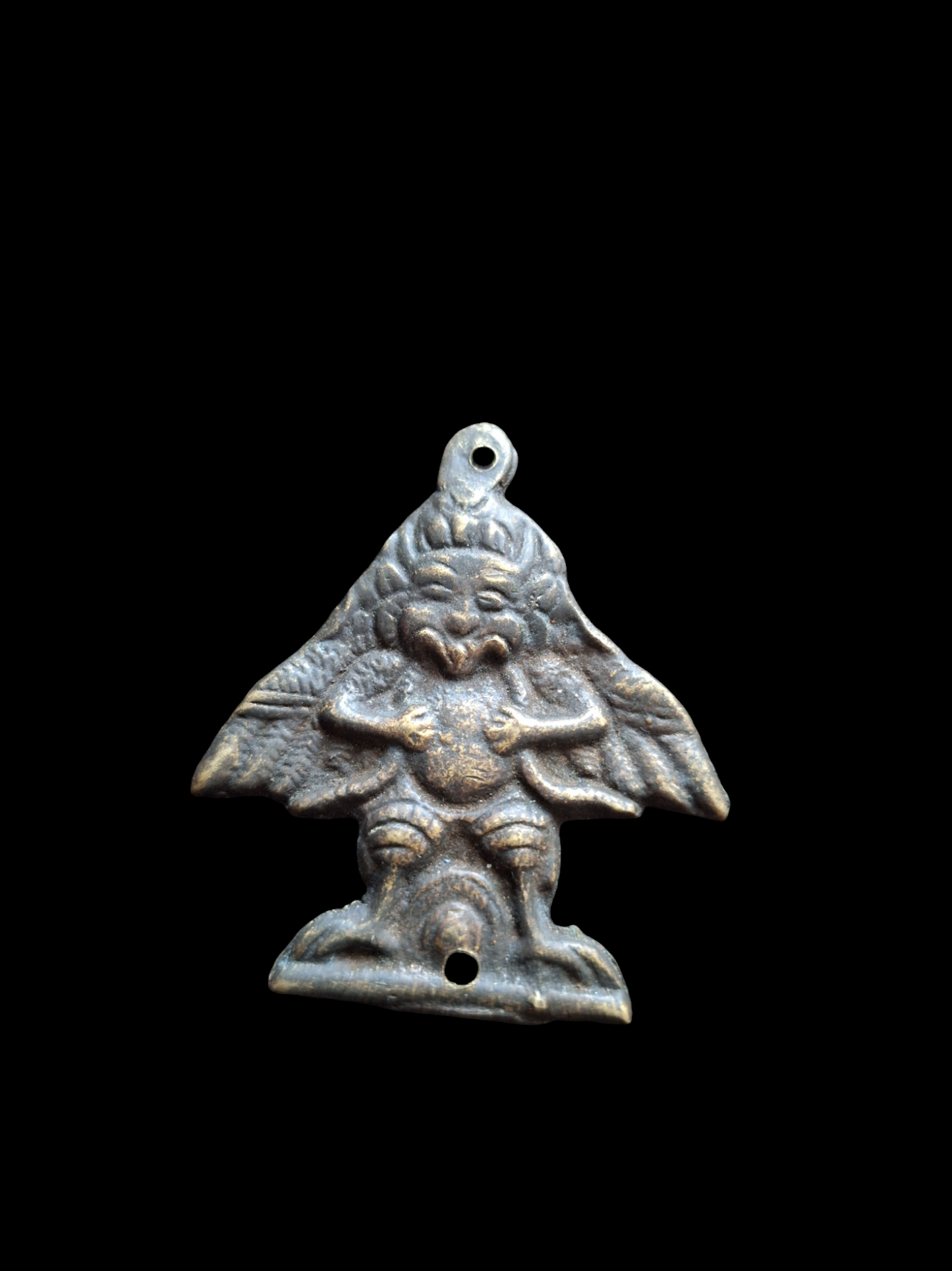 Old bronze Garuda pendant