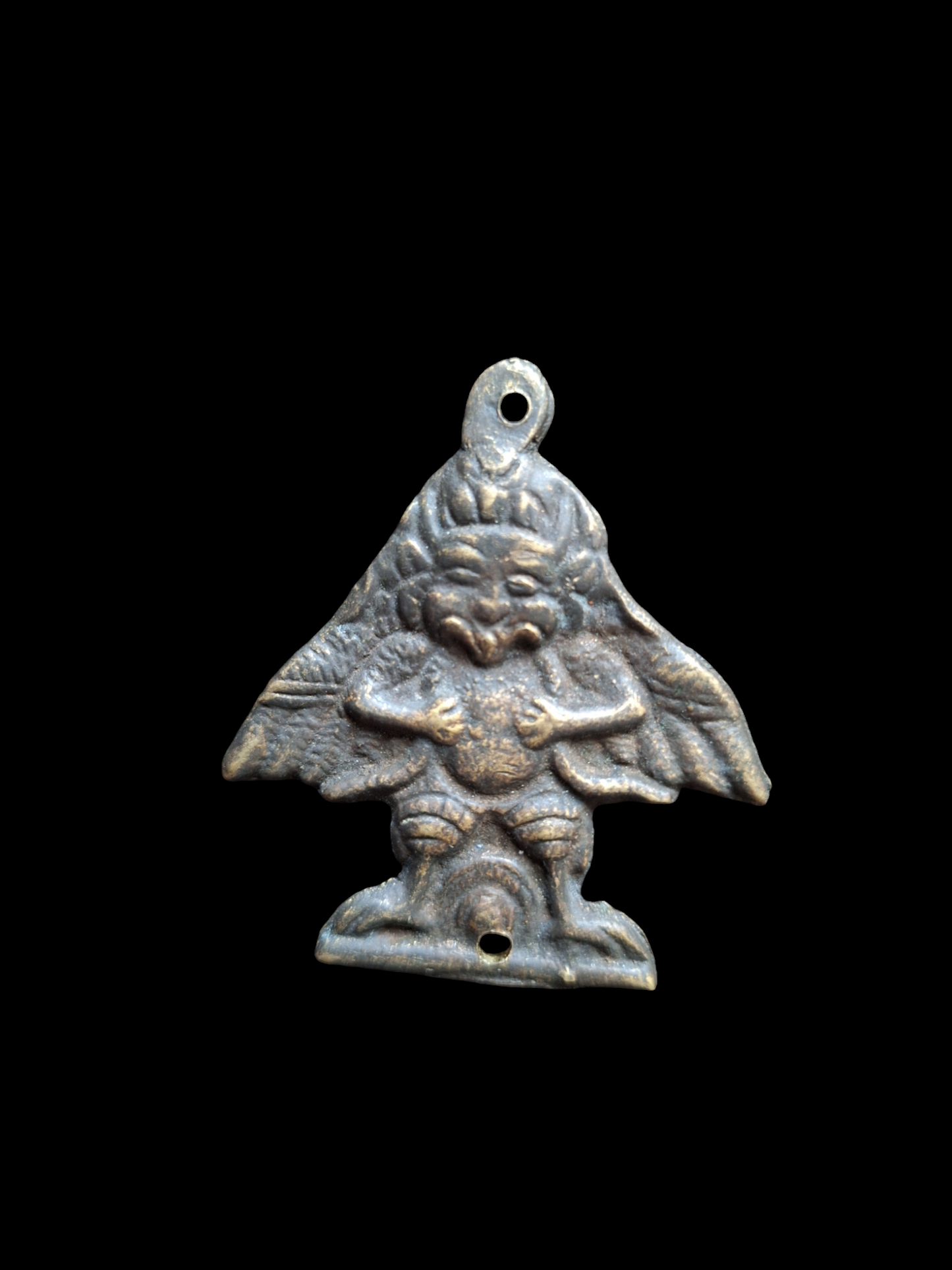 Old bronze Garuda pendant