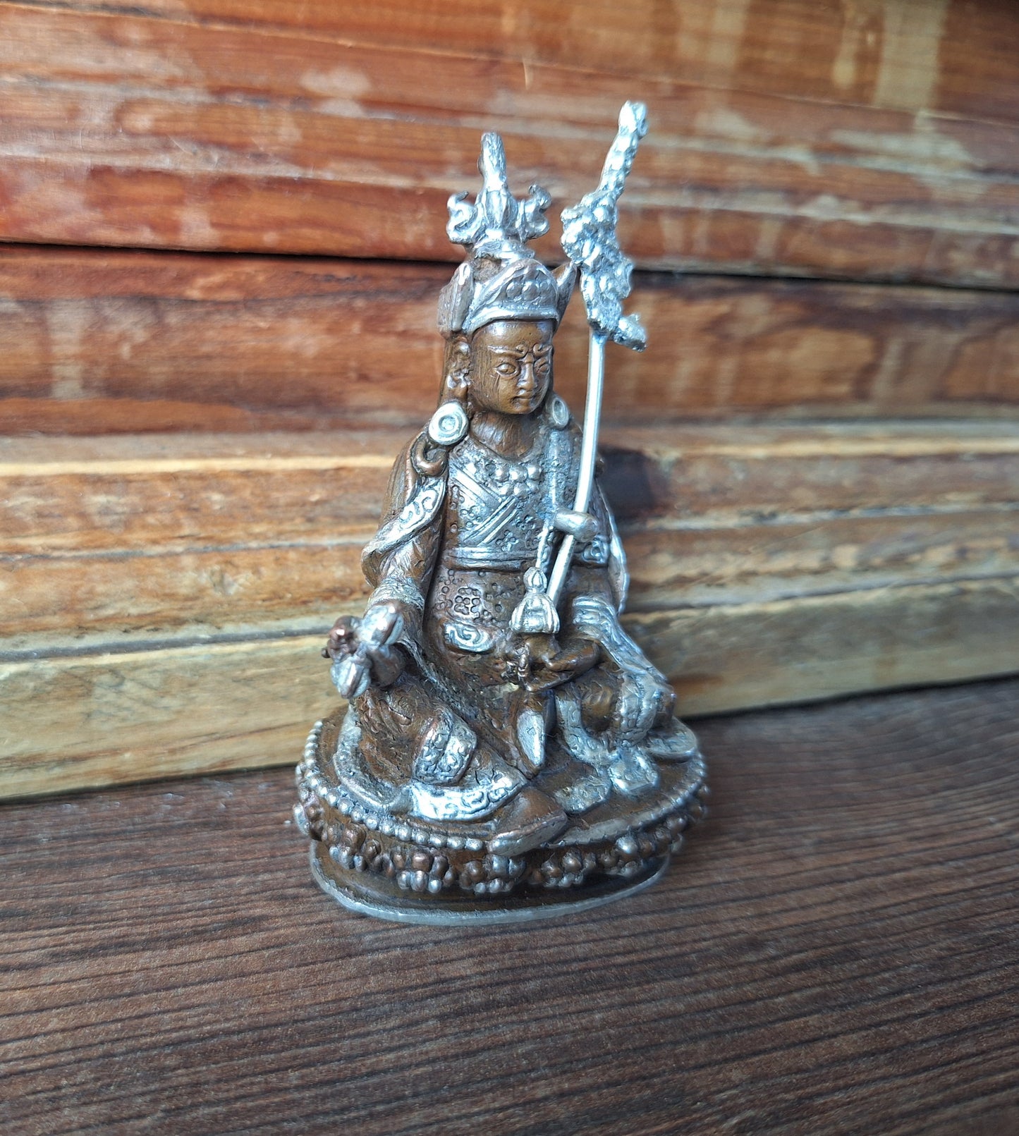 Red copper figurine Padmasambhava