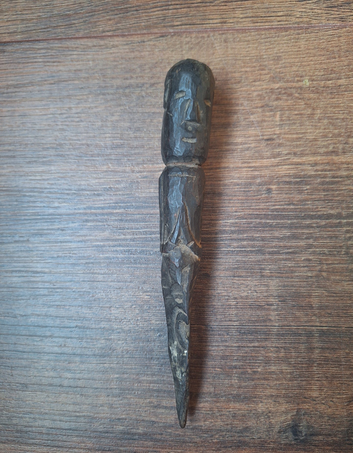 Antique wooden phurba #59