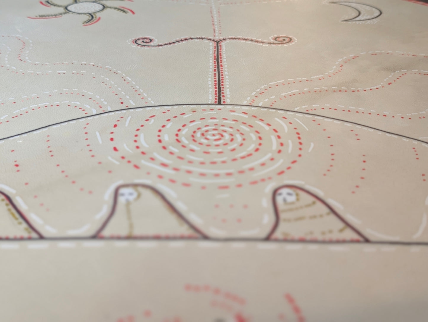 Shamanic Drum "Ancestors"(witte wieven)