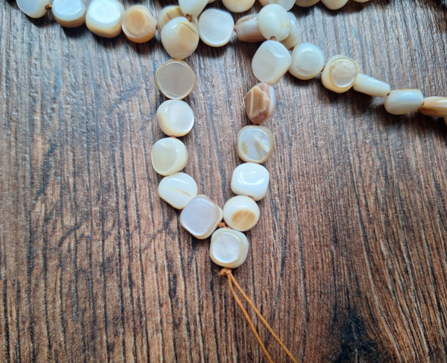 Amulet cord Mother of Pearl