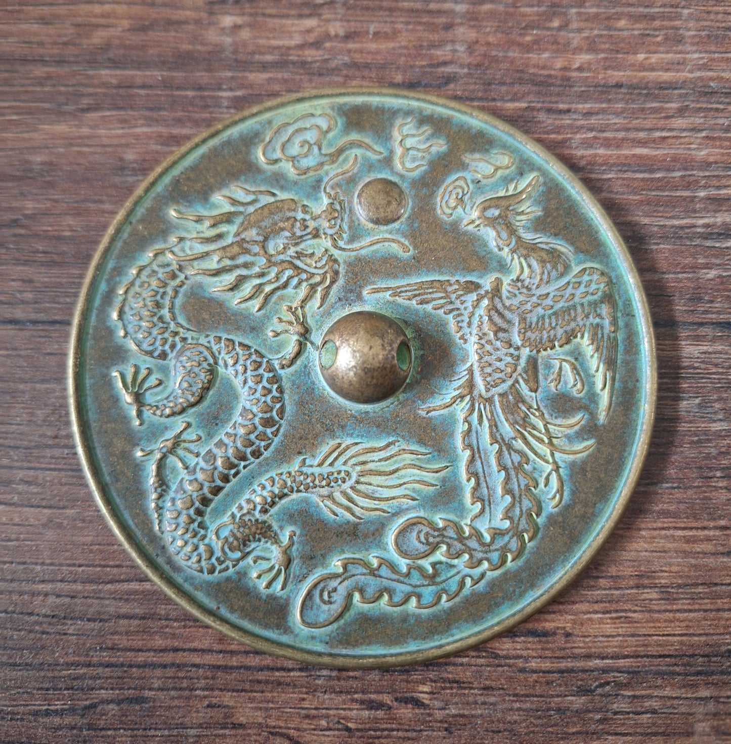 Chinese mirror Dragon and Phoenix 100 millimeters