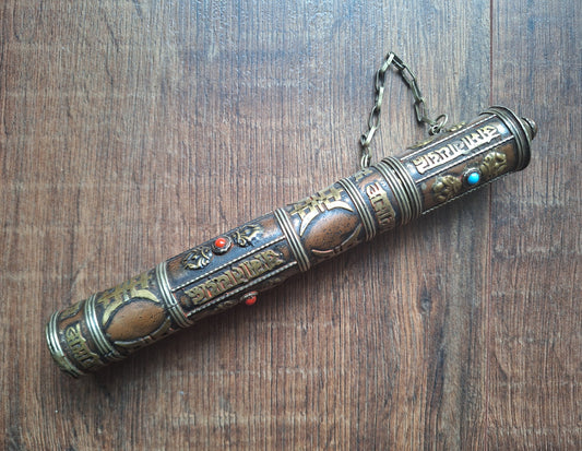 Vintage Tibetan incense holder