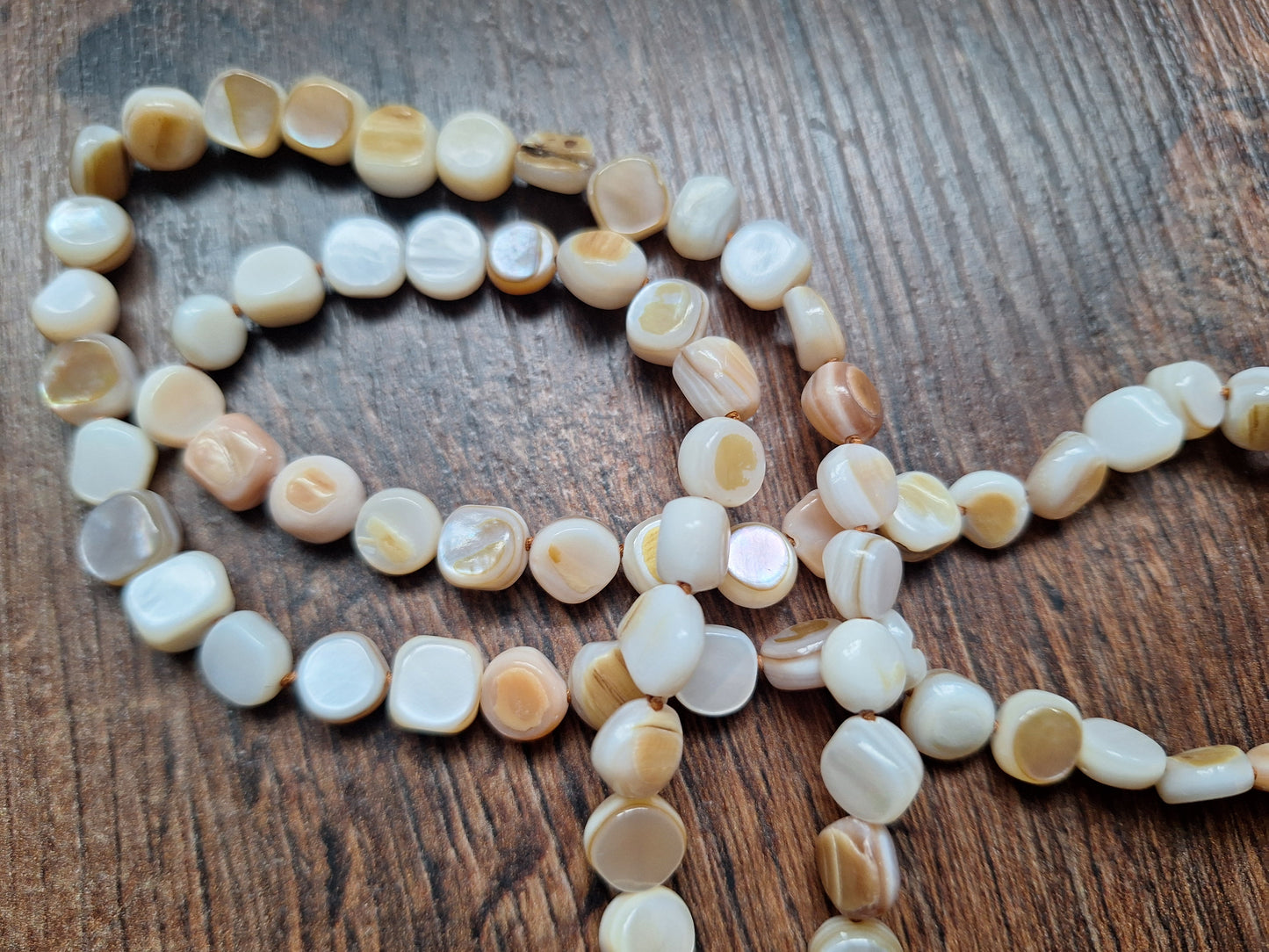Amulet cord Mother of Pearl