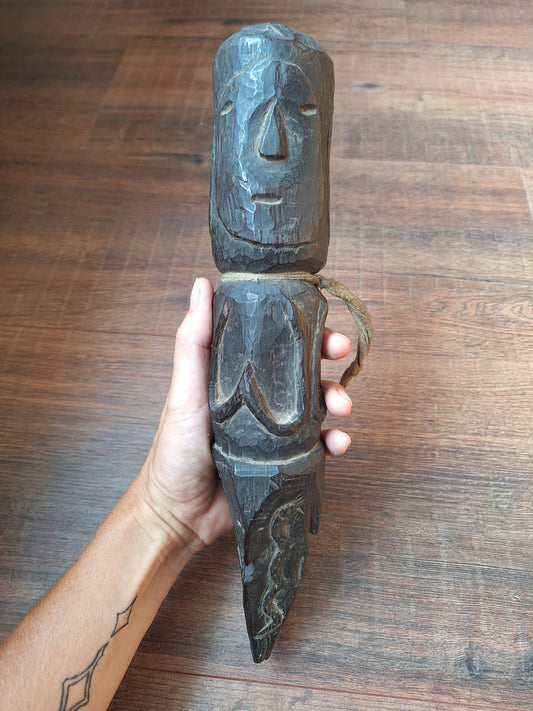 Antique wooden phurba #57