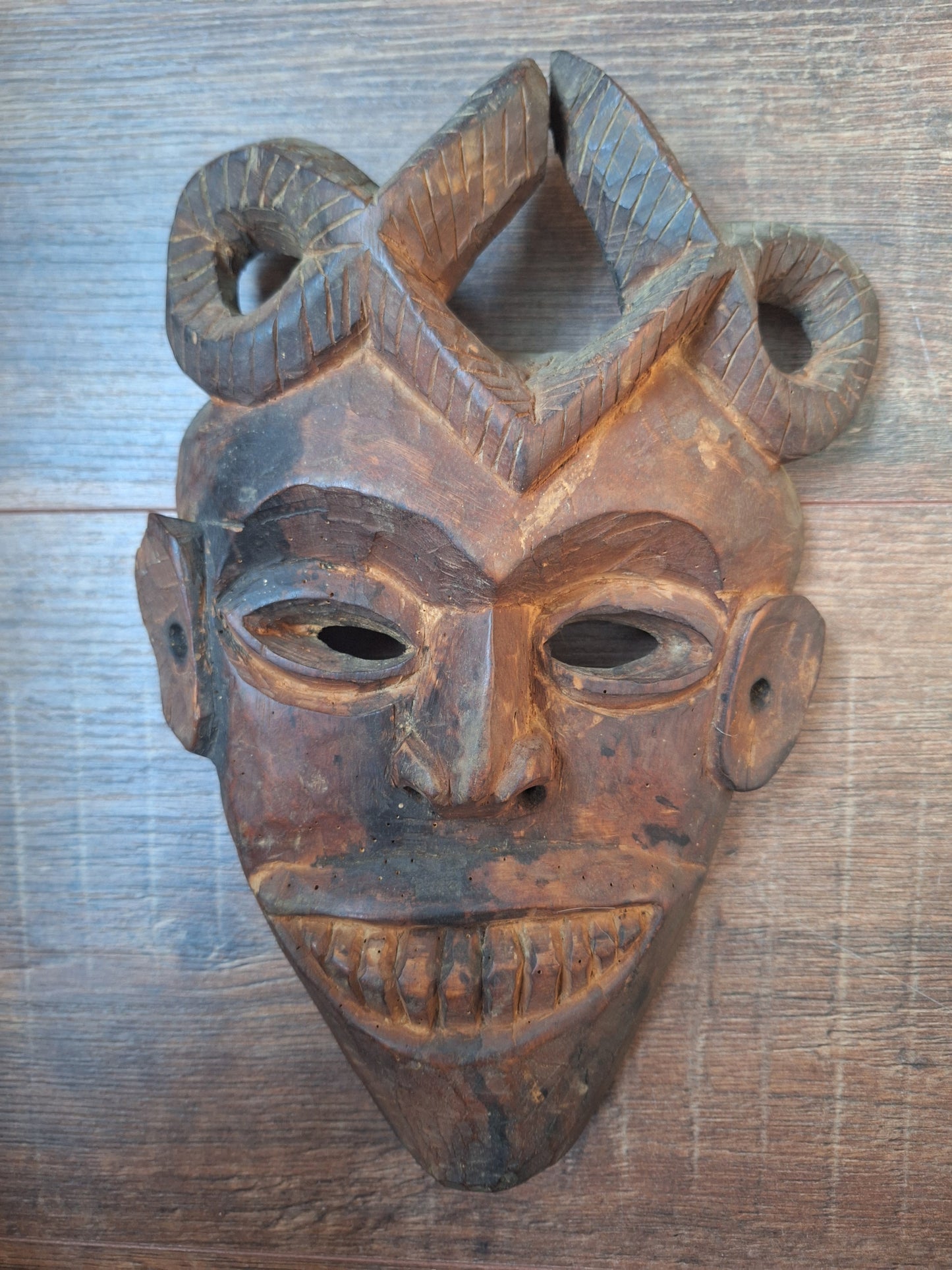 Old Nepalese wooden mask