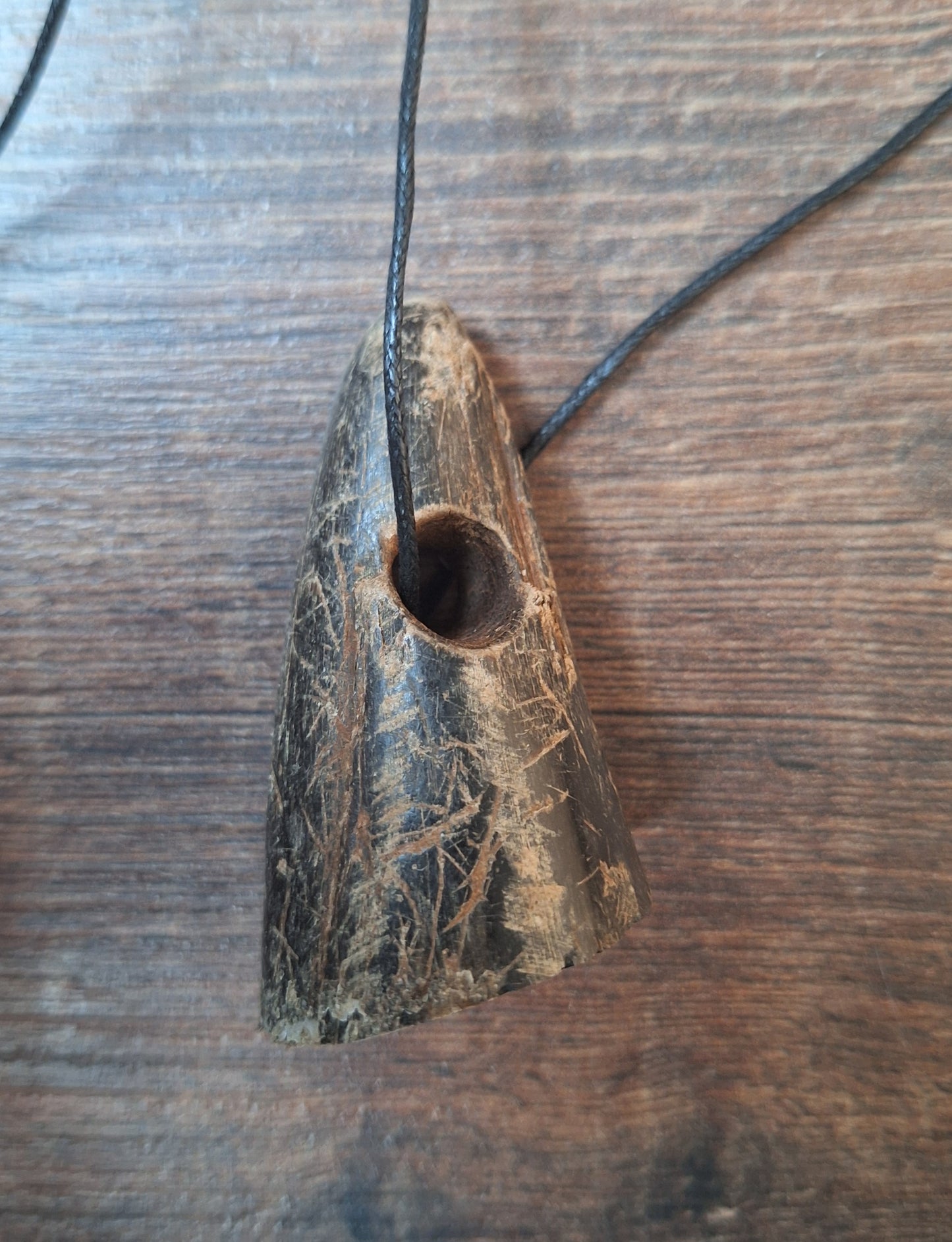 Cow horn pendants