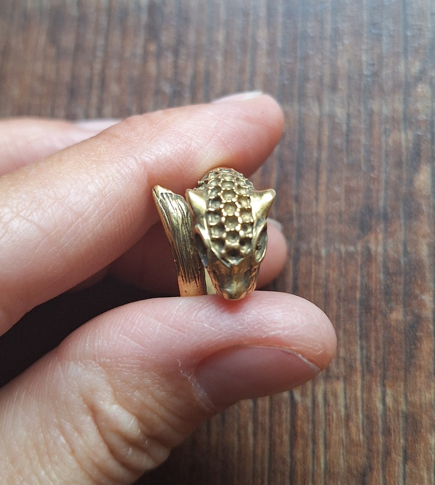 Brass ring Leopard