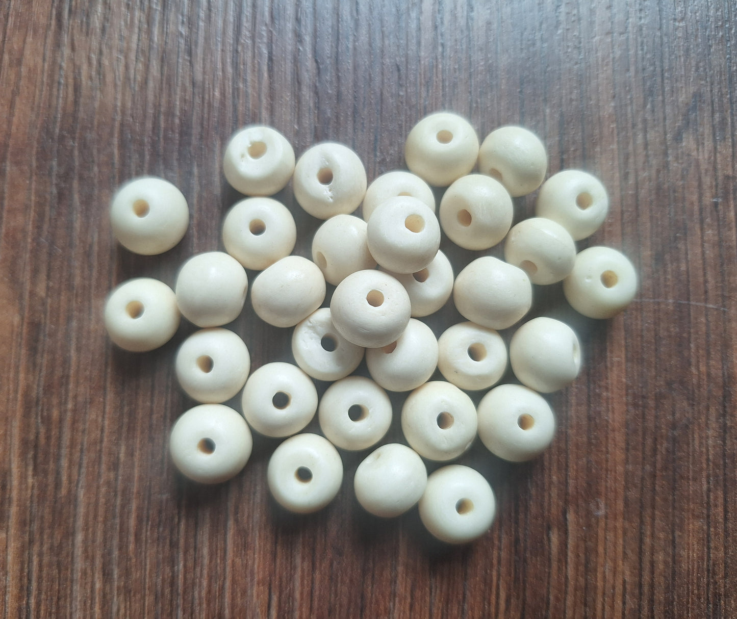 Vintage yak bone beads, set of 20