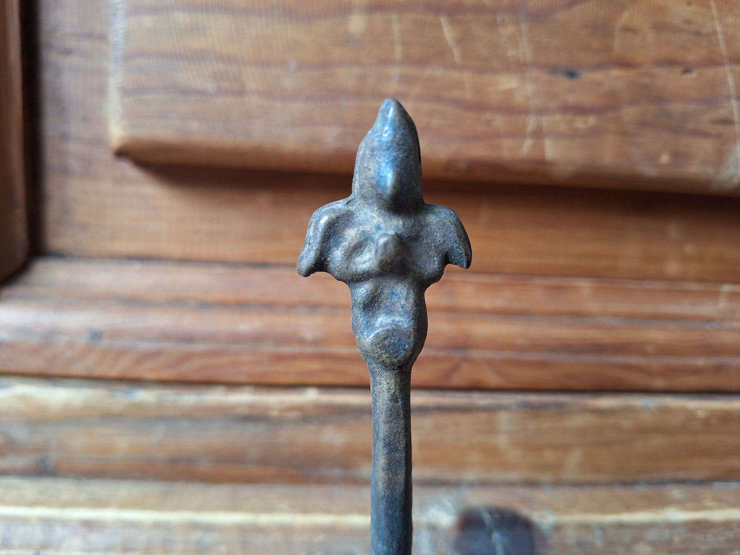 Antique bronze Garuda altar bell