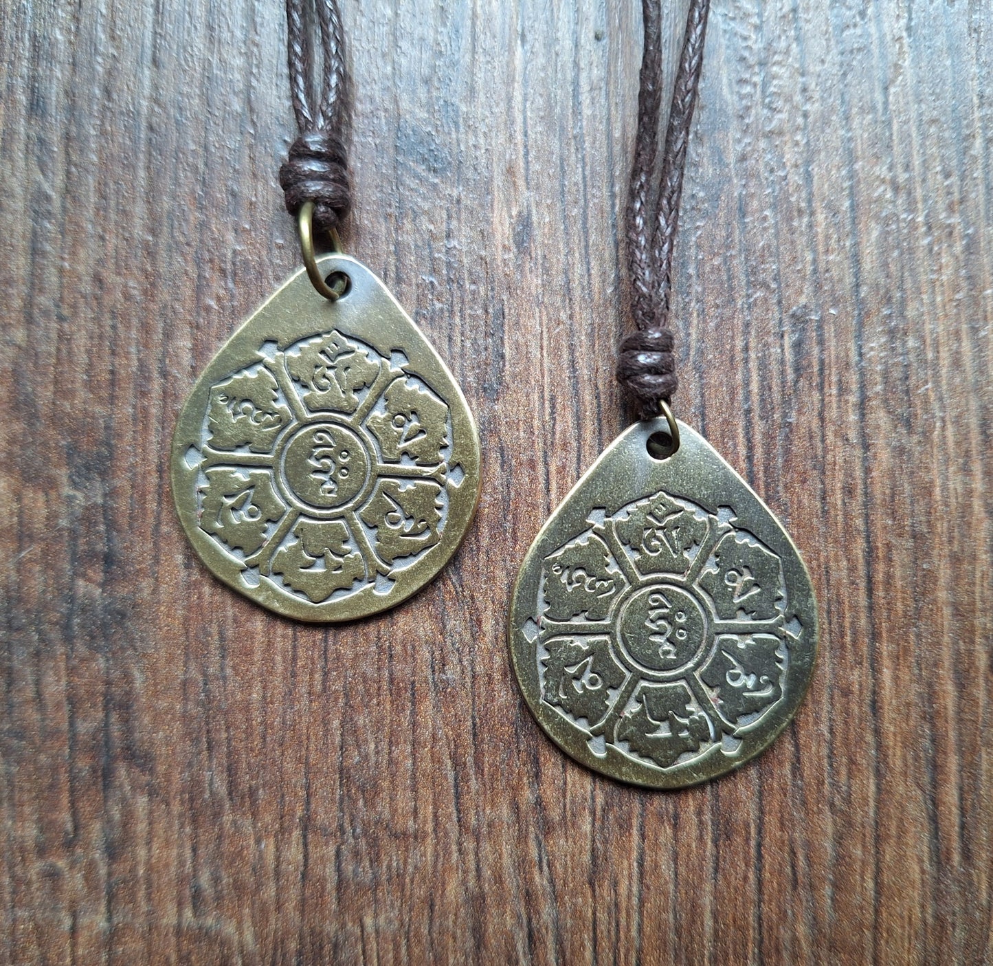Necklace with pendant Om Mani Padme Hum