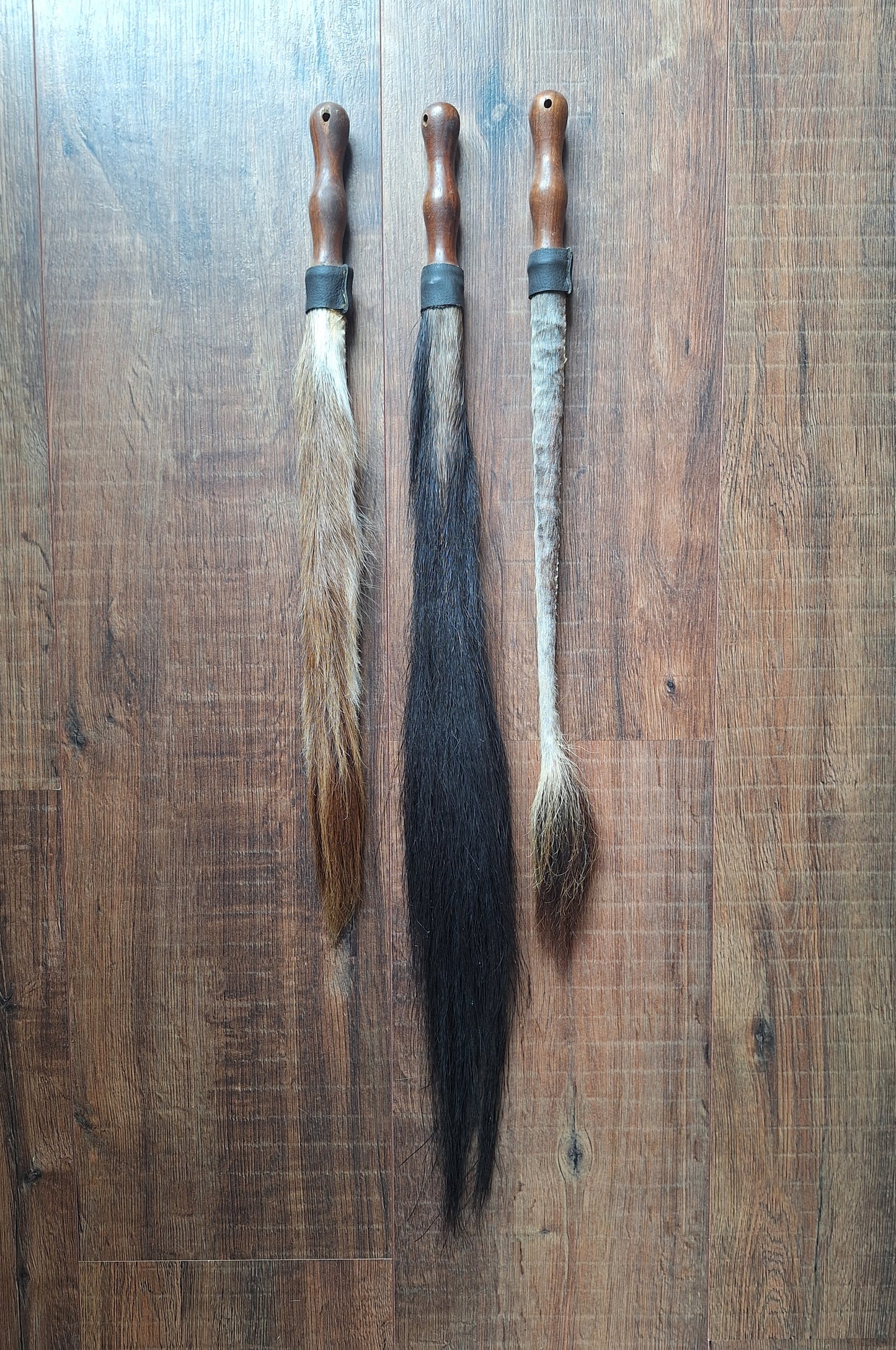 Vintage African fly whisks